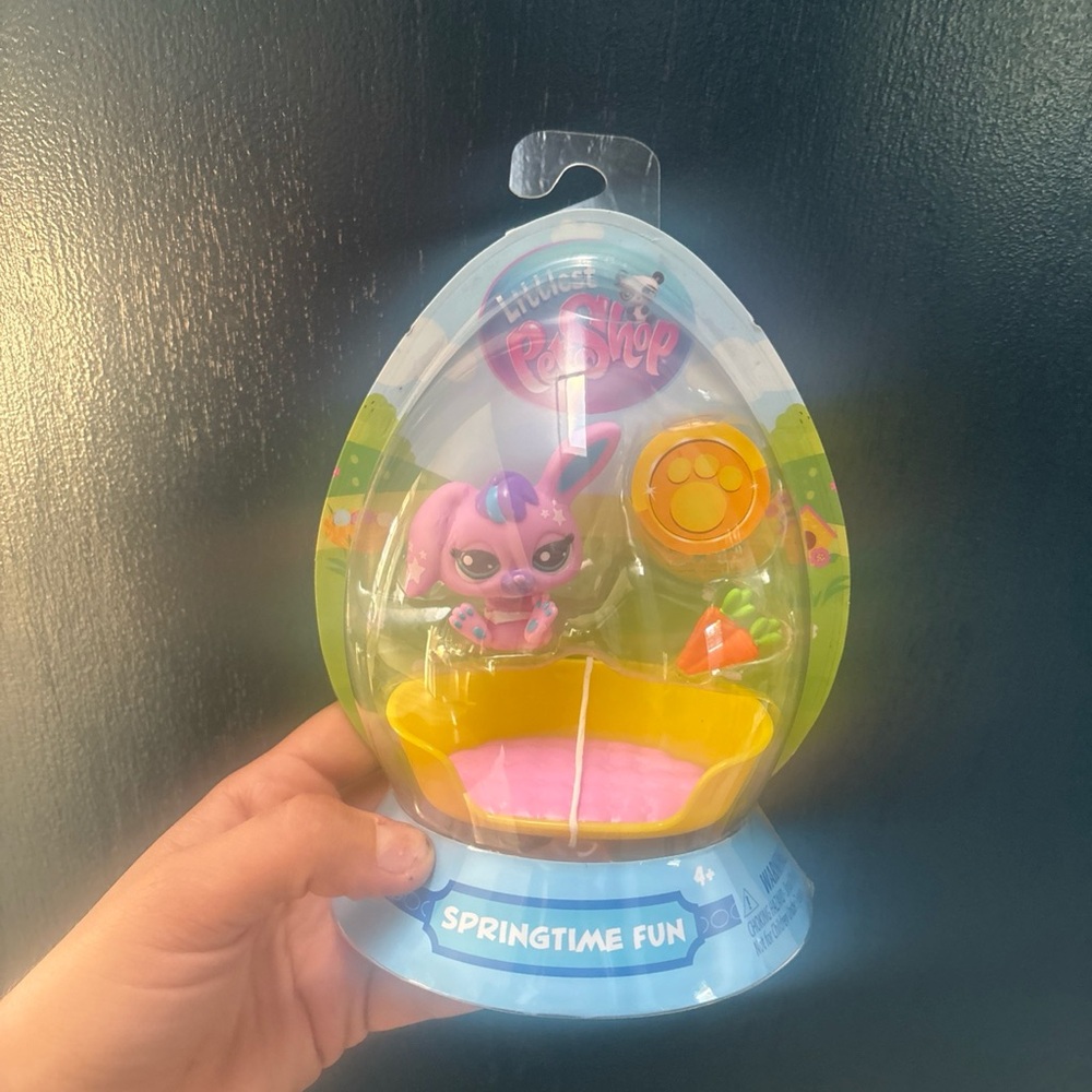 Littlest Pet Shop Springtime FunG7 #49 Bunny Figure Easter